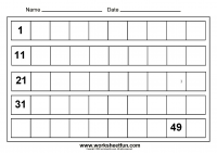 Missing Numbers 1-50