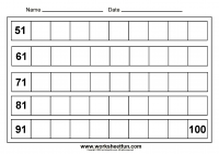 missing numbers 51-100