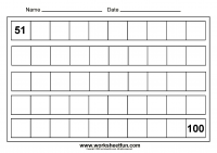 missing numbers 51-100