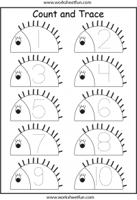 Number tracing 1-10