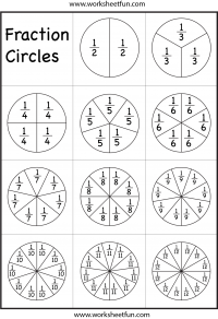 fraction circles