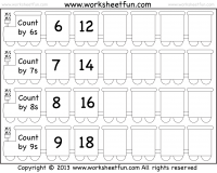 skip counting worksheet