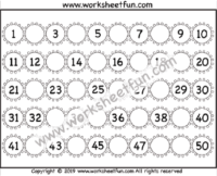 Missing Numbers 1-50