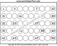 Missing Numbers 1-50