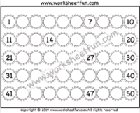 Missing Numbers 1-50