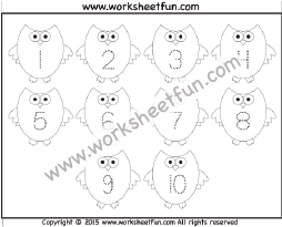 halloween number tracing