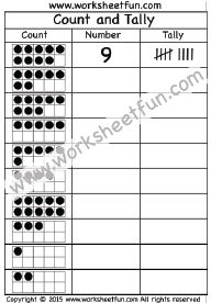 tally marks worksheet