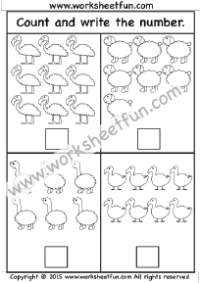 Counting Worksheets - 3 Worksheets