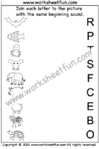 beginning sound worksheet
