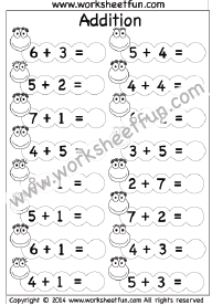 addition worksheets