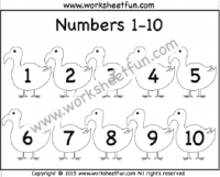 Number Chart 1-10
