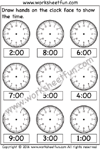 time worksheet