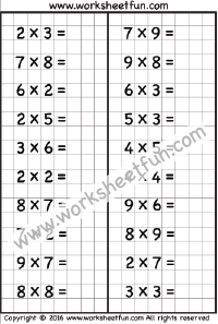 multiplication drill