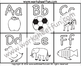alphabet coloring