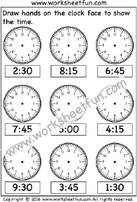 telling time