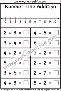number line addition