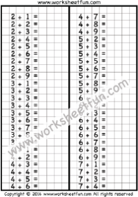 basic addition facts