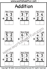Addition Worksheets
