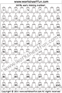Missing Numbers 1-100