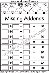 missing addends