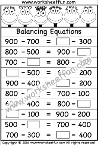 balancing equations