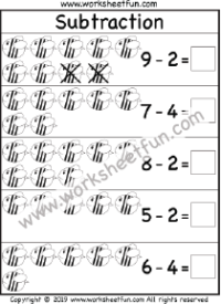 kindergarten subtraction