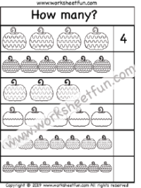 Pumpkin Themed Worksheet