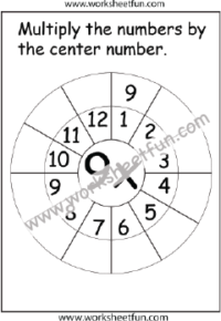 9 Times Table Worksheet