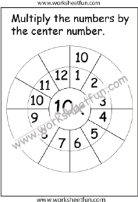 10 Times Table Worksheet