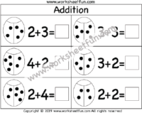 Kindergarten Addition Worksheet
