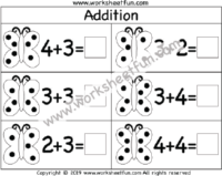 Kindergarten Addition Worksheet