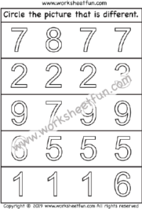 Same and Different - 1 Worksheet