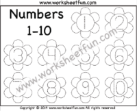 number tracing 1-10