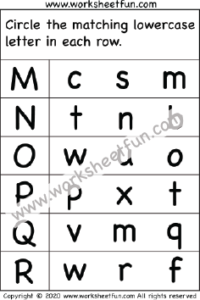 Uppercase and Lowercase Letters