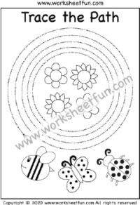 Spiral Tracing Worksheet