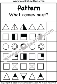 Shape Pattern Worksheet