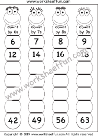 Skip Counting Worksheet